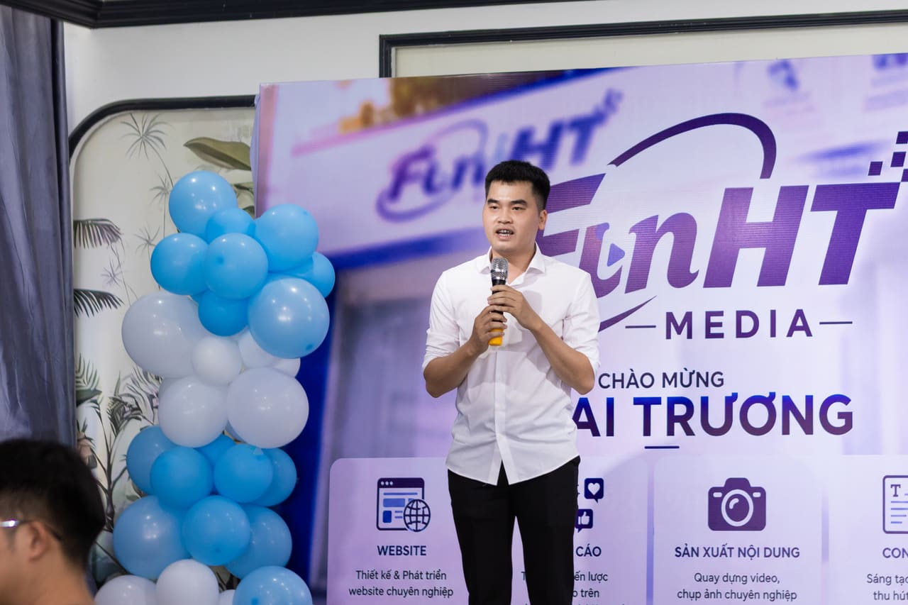 Phát biểu trong lễ khai trương FunHT Media